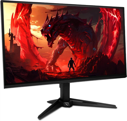 Монітор Acer 23.8" QG241YP6bmipx (UM.QQ1EE.601) IPS Black 144Hz, Геймінг, 1920&times;1080, 23.8", 144 Гц, IPS, W-LED, QG, 8 біт, 16:9, Регулювання кута нахилу, Плаский, HDMI, DisplayPort, 3.5 мм audio, 100&times;100, Матове, 1 мс