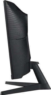 Монiтор Samsung 27" Odyssey G5 S27CG550 Black (LS27CG550EIXUA) VA Black Curved 165Hz, 2560&times;1440, 27", 165 Гц, VA, W-LED, Odyssey G5, 8 біт, 16:9, Регулювання кута нахилу, Вигнутий, HDMI, DisplayPort, 3.5 мм audio, 100&times;100, Матове, 1 мс