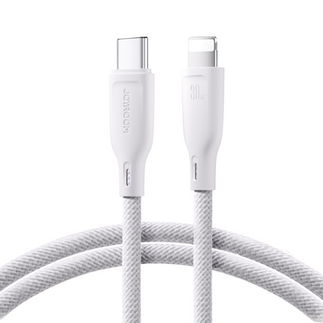 Кабель Joyroom SA34-CL3 Type-C to Lightning Multi-Color 30W 1m White