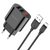 МЗП Borofone BA63A Display 2.4A/2USB + Cable MicroUSB Black