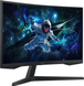 Монiтор Samsung 27" Odyssey G5 S27CG550 Black (LS27CG550EIXUA) VA Black Curved 165Hz, 2560&times;1440, 27", 165 Гц, VA, W-LED, Odyssey G5, 8 біт, 16:9, Регулювання кута нахилу, Вигнутий, HDMI, DisplayPort, 3.5 мм audio, 100&times;100, Матове, 1 мс