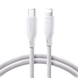 Кабель Joyroom SA34-CL3 Type-C to Lightning Multi-Color 30W 1m White