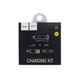 АЗП Hoco Z1 2.1A/2 USB + Lightning Cable Black