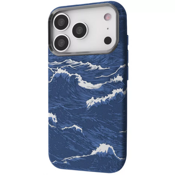 Накладка iPhone 17Pro Max Proove Gleam MagSafe Ocean Blue