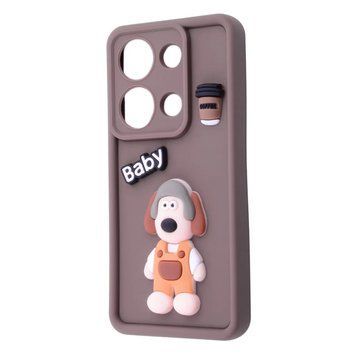 Накладка Redmi 13/Poco M6 Wave Pretty Things Baby Brown