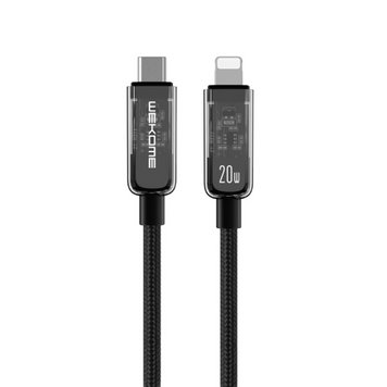 Кабель Wekome WDC-181 Type-C To Lightning 20W 1m Black