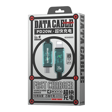 Кабель Wekome WDC-181 Type-C To Lightning 20W 1m Black