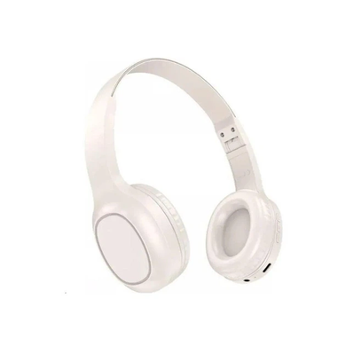 Навушники Bluetooth Hoco W46 Charm Milky White, Накладні, 20 год, Повсякденне, USB-C, Bluetooth, 5.3, Є, Немає