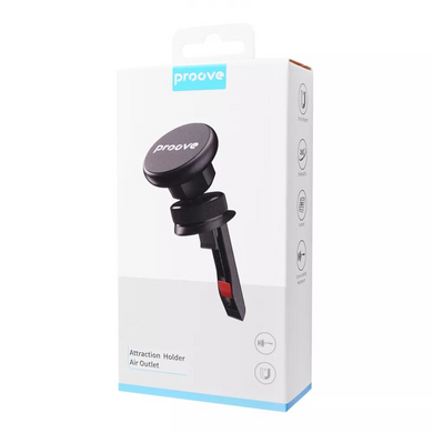 Автотримач Proove Attraction Holder Air Outlet Black