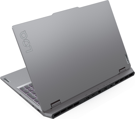 Ноутбук Lenovo LOQ 15IRX9 (83DV00RNGE) Luna Gray, LOQ 15IRX9, Геймінг, Core i5-13450HX, Intel Core i5, 10, SSD, 512 ГБ, Дискретна, GeForce RTX 4050, 6 ГБ, DDR5, 16 ГБ, 4800 МГц, 15.6", 1920&times;1080, IPS, 300 ніт, 144 Гц, USB-A; USB-A; USB-A; USB-C; HDMI; LAN, 60 Вт&middot;год