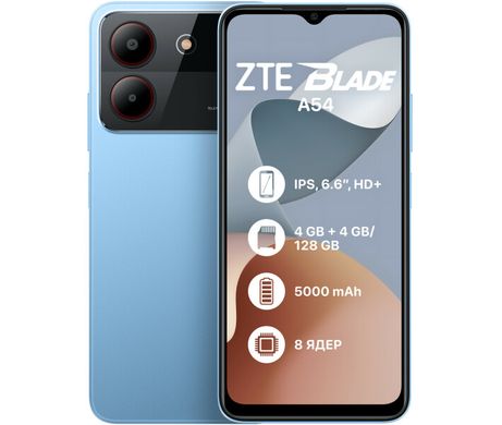 Смартфон ZTE Blade A54 4/128 Blue