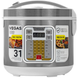 Мультиварка Vegas VMC-7007W 860W Білий/Срібляста, 5 л, 860 Вт, Таймер, Антипригарне покриття, Дисплей, Відкладений старт, Регулювання температури, Приготування на парі, Підтримання тепла, Електронне керування, 42 програми