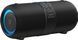 Акустична система REAL-EL X-735 Black, Black, Bluetooth, AUX, USB, Акумулятор, 24 Вт, Не заявлено, TWS, Вбудований мікрофон, Голосовий помічник, RGB-підсвічування, IPX6