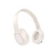 Навушники Bluetooth Hoco W46 Charm Milky White, Накладні, 20 год, Повсякденне, USB-C, Bluetooth, 5.3, Є, Немає