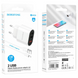 МЗП Borofone BA63A Display 2.4A/2USB MicroUSB Cable White