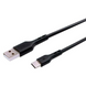 Кабель Hoco DU26 Type-C 8mm 1m Black