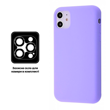 Накладка iPhone 11 TrendySkins Silicone Lens Light Purple