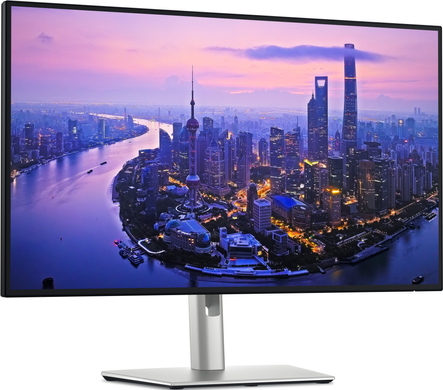 Монітор Dell 27" U2725QE (210-BQTL) IPS Silver 120Hz, Офіс, Дизайн та фото, 3840&times;2160, 27", 120 Гц, IPS, W-LED, UltraSharp, 10 біт, 16:9, Кут нахилу 90 градусів; Регулювання кута нахилу; Регулювання висоти, Плаский, USB-C, HDMI, DisplayPort, 3.5 мм audio, USB Hub, RJ-45, 100&times;100, Матове, 5 мс