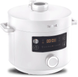 Мультиварка-скороварка Tefal Turbo Cuisine CY754130 1000W White, 4.8 л, 1090 Вт, Антипригарне покриття, Відкладений старт, Приготування на парі, Підтримання тепла, Сферична чаша, Приготування під тиском, 10 програм, Повільне приготування, Випікання, Sous-vide
