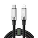 Кабель Bavin CB288 Type-C to Lightning 30W 1.2m Black