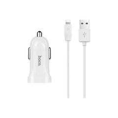 АЗП Hoco Z2 1.5A/1 USB + Lightning Cable White