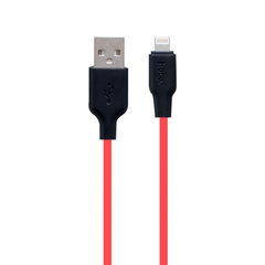 Cable HOCO Lightning X21 1.0m Black-Red