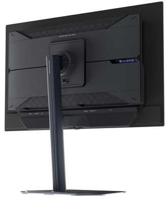 Монітор Gigabyte 27" MO27Q2A QD-OLED Black 280Hz, Геймінг, 2560&times;1440, 27", 280 Гц, QD-OLED, QD-OLED, Gaming MO, 10 біт, 16:9, Кут нахилу 90 градусів; Регулювання кута нахилу; Регулювання висоти, Плаский, USB-C, HDMI, DisplayPort, 3.5 мм audio, USB Hub, 100&times;100, Матове, 0.03 мс