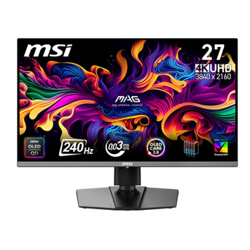 Монітор MSI 27" MAG 272QPF E20 Black IPS Black 200Hz, 2560&times;1440, 27", 200 Гц, IPS, W-LED, MAG, 10 біт, 16:9, Кут нахилу 90 градусів; Регулювання кута нахилу; Регулювання висоти, Плаский, DisplayPort, 3.5 мм audio, 2&times;HDMI, 100&times;100, Матове, 0.5 мс