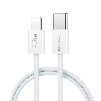 Кабель Bavin CB325 Type-C to Lightning 1m White