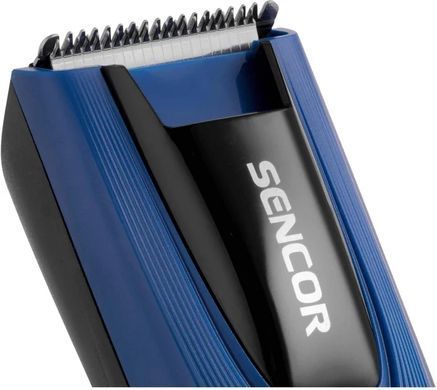 Тример Sencor SHP 3500BL, Акумулятор, Мережа, 60 хв, 2 год, 1, Нержавіюча сталь, Тихий мотор, USB зарядка, Регулювання довжини, Direct Drive