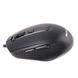 Миша Maxxter Mc-335 Black, Black, Офісна, Дротова, 3, USB, 1000, 1.35 м, Пластик, 116 &times; 64 &times; 37 мм, Симетричний, Оптичний