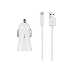 АЗП Hoco Z2 1.5A/1 USB + MicroUSB Cable White