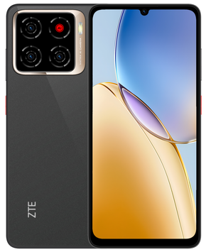 Смартфон ZTE Blade A56 4/128 Black, Black, Blade A56, 128 ГБ, 4 ГБ, 6" - 6.99", Немає, 2, 4G, 4001 - 5000 mAh, 13 Мп, Немає, 1612 x 720