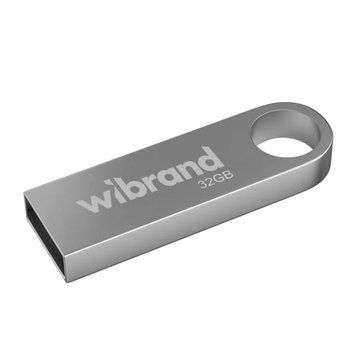 USB Flash Wibrand Puma 32Gb 2.0 Silver, Silver, USB 2.0, USB 2.0, Флеш-накопичувач, 20 МБ/с, 5 МБ/с