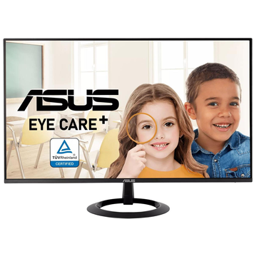 Монітор Asus 27" VZ27EHF (90LM07B0-B01470) IPS Black, Офіс, 1920&times;1080, 27", 100&ndash;120 Гц, IPS, W-LED, VZ, 8 біт, 16:9, Регулювання кута нахилу, Плаский, HDMI, DisplayPort, VGA, 3.5 мм audio, 100&times;100, Матове, 5 мс