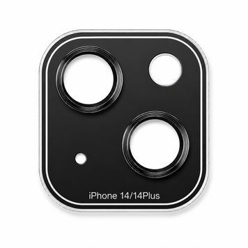 Скло BASIC Camera iPhone 14/14Plus Black, Black, Basic, iPhone 14 Plus, iPhone 14, 9H, Глянциве