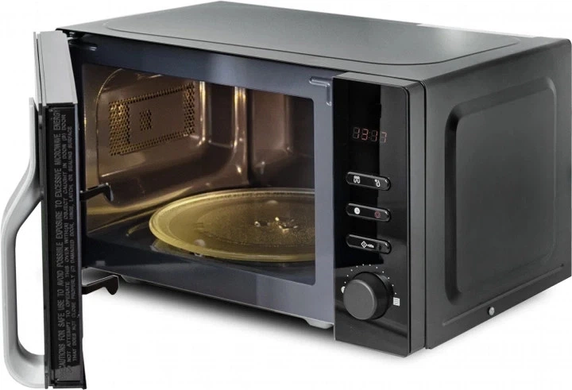 Мікрохвильова піч Vegas VMO-6020MB 700W Чорний, Соло, Розігрів; Розморожування; Приготування, 20 л