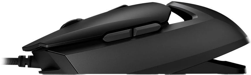 Миша Cougar Airblader Black USB, Black, Ігрова, Дротова, 6, USB, 16000, 1.80 м, Пластик, 117 &times; 62.8 &times; 37.8 мм, Симетричний, Оптичний