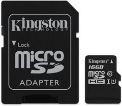 КП Kingston microSD 16Gb 10class