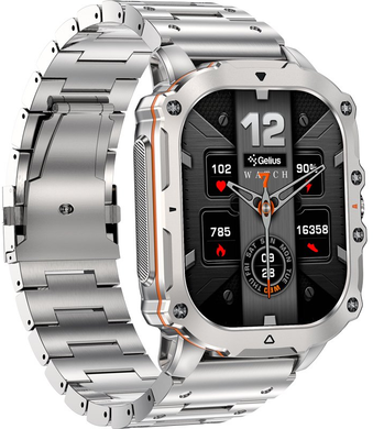 Смарт Годинник Gelius Pro GP-SW016 Tactical Heavy IP68 Silver Titan