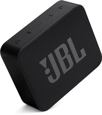 Акустична система JBL GO Essential 2 Black (JBLGOES2BLKEU), Black, Bluetooth, USB-C, Акумулятор, 3,1 Вт, До 5 годин, Петля для перенесення, Компактний корпус, IP67