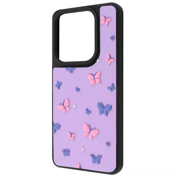 Накладка Redmi Note 14 4G Wave Doodle Butterflies