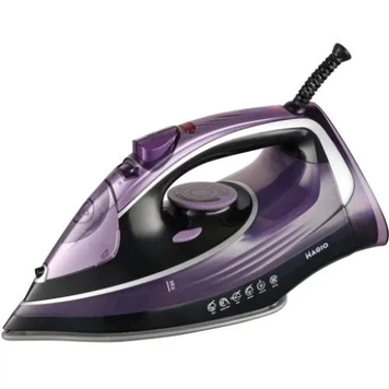 Праска Magio MG-531 3000W Black/Violet, Керамічна, Паровий; Вертикальний, 3000 Вт, 45 г/хв, 125 г/хв
