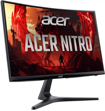 Монітор Acer 23.6" ED240QP0bi (UM.UE0EE.004) VA Black 144Hz Curved, Геймінг, 1920&times;1080, 23.6", 144 Гц, VA, W-LED, ED, 8 біт, 16:9, Регулювання кута нахилу, Вигнутий, HDMI, VGA, 100&times;100, Матове, 1 мс