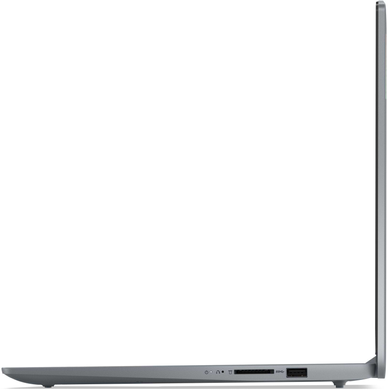 Ноутбук Lenovo IdeaPad Slim 3 15IAN8 (82XB00AERA) Arctic Grey, IdeaPad Slim 3, Офіс, Навчання, Core i3-N305, Intel Core i3, 8, SSD, 512 ГБ, Інтегрована, Intel UHD Graphics Xe, Інтегрована, LPDDR5, 8 ГБ, 4800 МГц, 15.6", 1920&times;1080, IPS, 300 ніт, 60 Гц, USB-A; USB-A; USB-C; HDMI, 46 Вт&middot;год