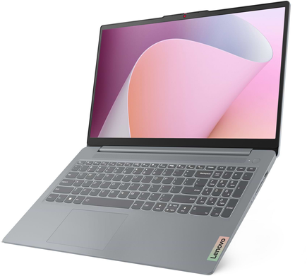 Ноутбук Lenovo IdeaPad Slim 3 15IAN8 (82XB00AERA) Arctic Grey, IdeaPad Slim 3, Офіс, Навчання, Core i3-N305, Intel Core i3, 8, SSD, 512 ГБ, Інтегрована, Intel UHD Graphics Xe, Інтегрована, LPDDR5, 8 ГБ, 4800 МГц, 15.6", 1920&times;1080, IPS, 300 ніт, 60 Гц, USB-A; USB-A; USB-C; HDMI, 46 Вт&middot;год