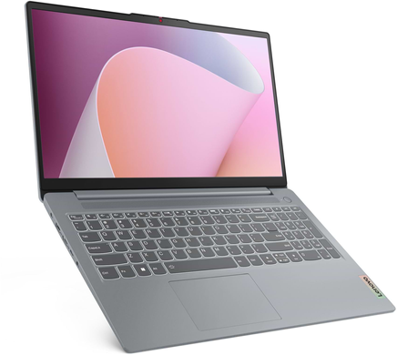 Ноутбук Lenovo IdeaPad Slim 3 15IAN8 (82XB00AERA) Arctic Grey, IdeaPad Slim 3, Офіс, Навчання, Core i3-N305, Intel Core i3, 8, SSD, 512 ГБ, Інтегрована, Intel UHD Graphics Xe, Інтегрована, LPDDR5, 8 ГБ, 4800 МГц, 15.6", 1920&times;1080, IPS, 300 ніт, 60 Гц, USB-A; USB-A; USB-C; HDMI, 46 Вт&middot;год