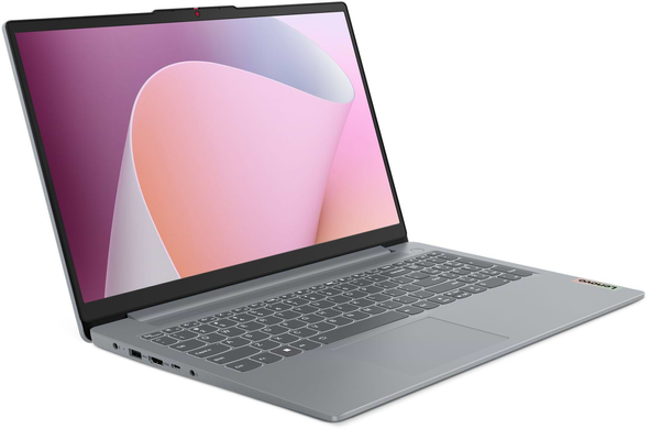 Ноутбук Lenovo IdeaPad Slim 3 15IAN8 (82XB00AERA) Arctic Grey, IdeaPad Slim 3, Офіс, Навчання, Core i3-N305, Intel Core i3, 8, SSD, 512 ГБ, Інтегрована, Intel UHD Graphics Xe, Інтегрована, LPDDR5, 8 ГБ, 4800 МГц, 15.6", 1920&times;1080, IPS, 300 ніт, 60 Гц, USB-A; USB-A; USB-C; HDMI, 46 Вт&middot;год
