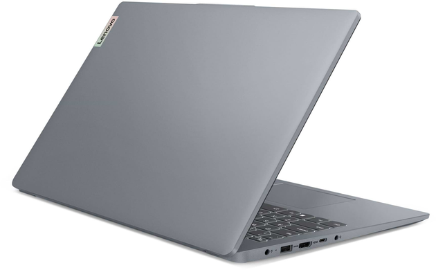 Ноутбук Lenovo IdeaPad Slim 3 15IAN8 (82XB00AERA) Arctic Grey, IdeaPad Slim 3, Офіс, Навчання, Core i3-N305, Intel Core i3, 8, SSD, 512 ГБ, Інтегрована, Intel UHD Graphics Xe, Інтегрована, LPDDR5, 8 ГБ, 4800 МГц, 15.6", 1920&times;1080, IPS, 300 ніт, 60 Гц, USB-A; USB-A; USB-C; HDMI, 46 Вт&middot;год