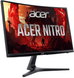 Монітор Acer 23.6" ED240QP0bi (UM.UE0EE.004) VA Black 144Hz Curved, Геймінг, 1920&times;1080, 23.6", 144 Гц, VA, W-LED, ED, 8 біт, 16:9, Регулювання кута нахилу, Вигнутий, HDMI, VGA, 100&times;100, Матове, 1 мс